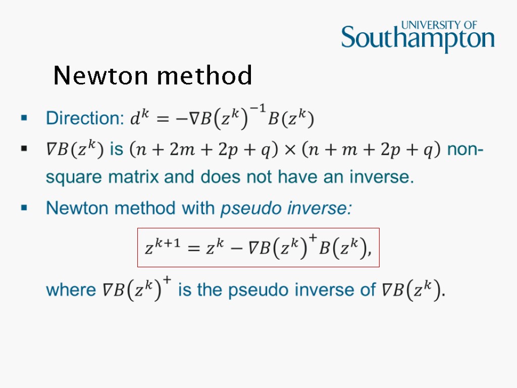 Newton method